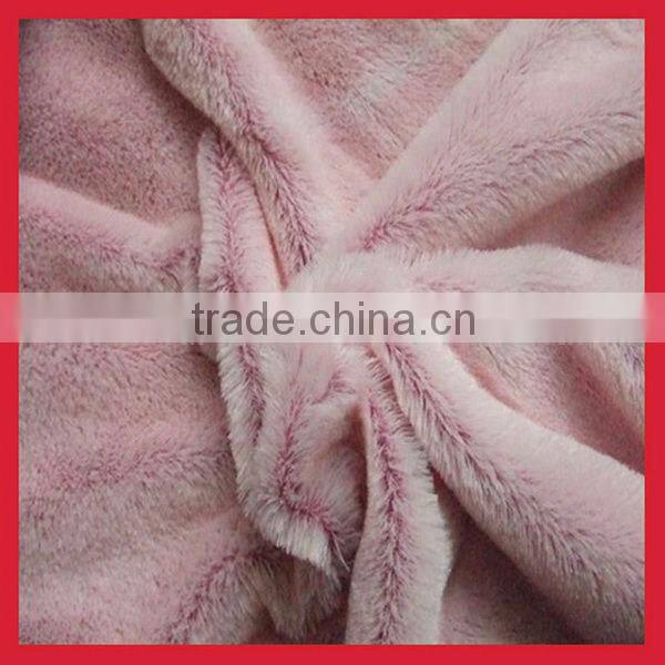 Polyester Embossed PV Plush