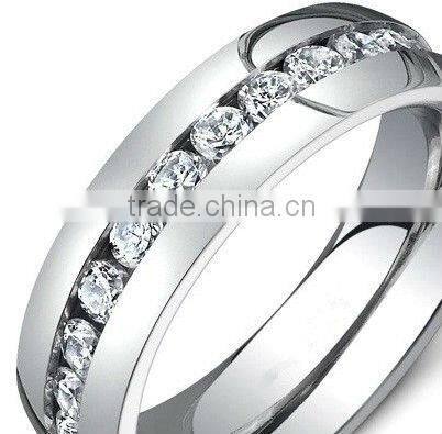 2013 cheap wholesale stainless steel finger ring for men o ring tungsten ring
