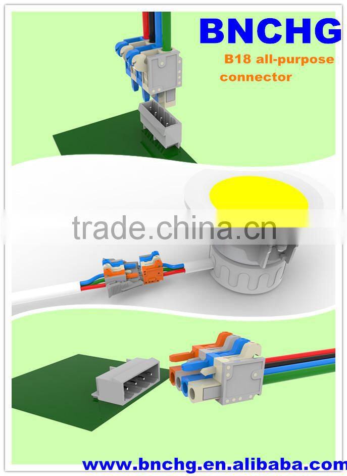 NEW all-purpose pcb terminal connector with button