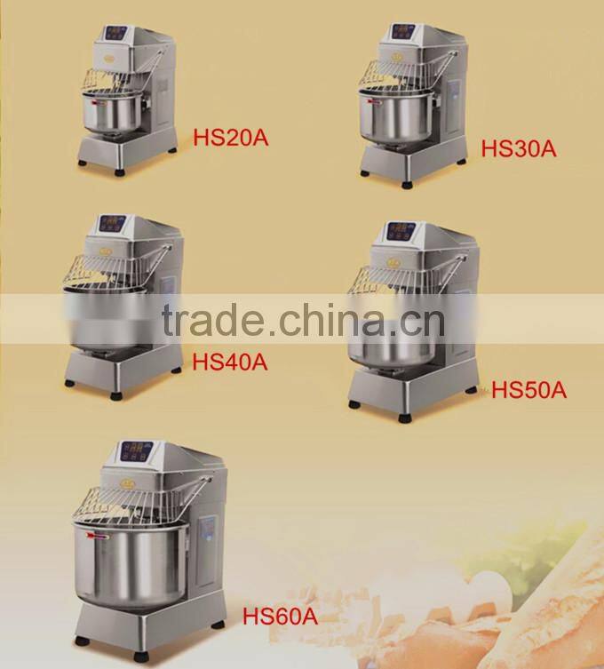 Double action Double speed Micro-panel 8 KG Small Spiral Dough Mixer