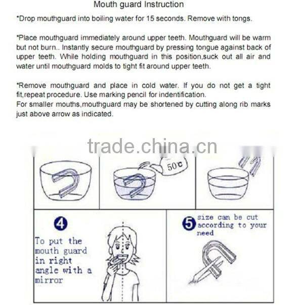 MG-012 double layer mouth guard boxing equipment