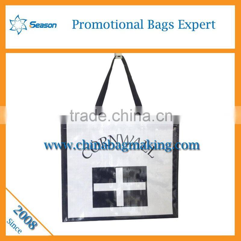 Laminated non woven bag handled pp woven bags recyclable bags