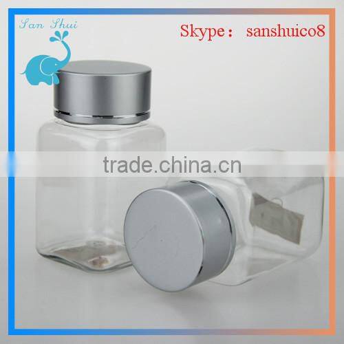 ISO8317 certificate Empty Medicine pill Bottle with flip cap