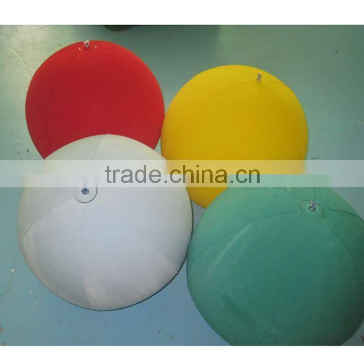 green party decoration ball,pvc inflatable beach ball for outdoor sport