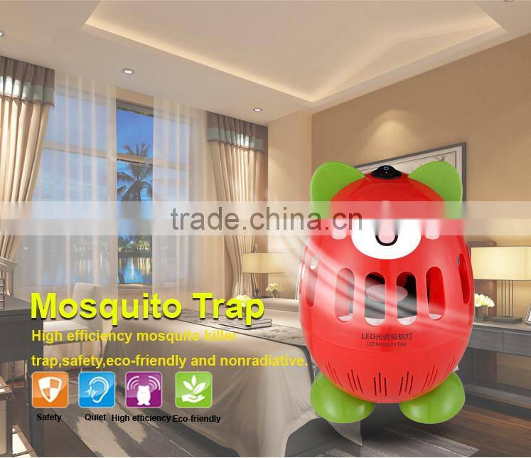Energy saving hot sale small size led mosquito trap in lovely animal design