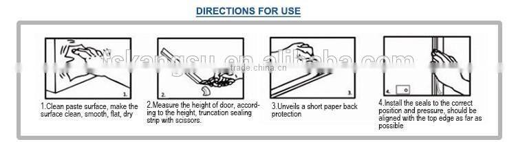 Plastic seal stripping with PVC