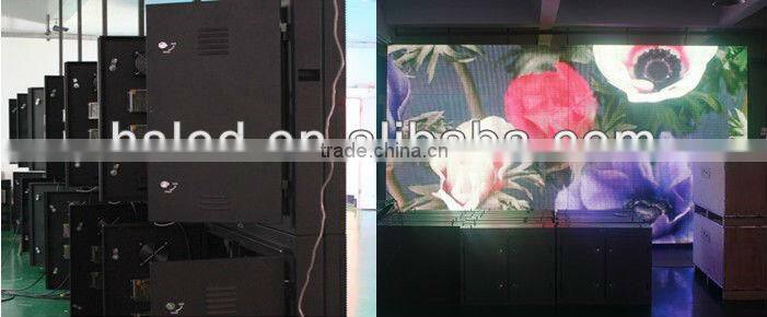 Lightweight modular system LED video wall mounted display