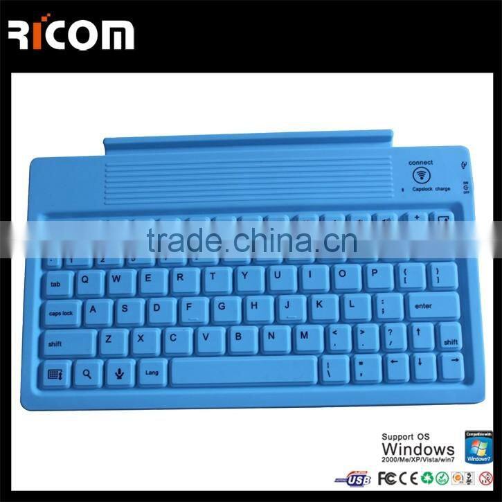 Flexible Bluetooth silicone soft keyboard for laptop and tablet pc---SKB-211B--Shenzhen Ricom