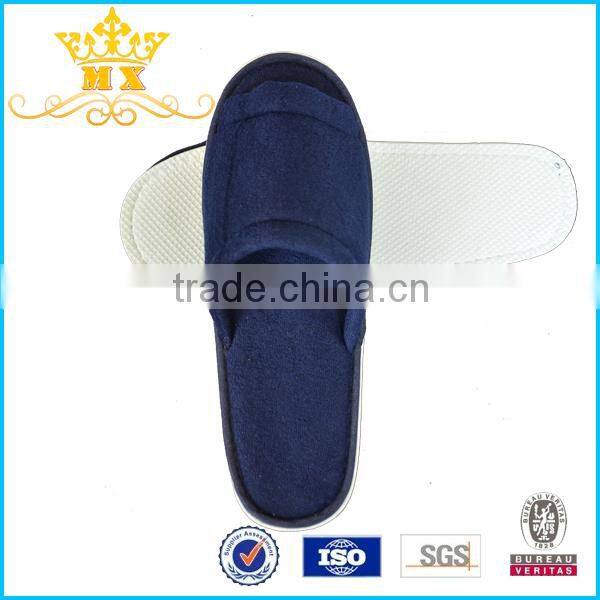 High Quality Open Toe Comfort Ferry Towel EVA Tab Hotel slipper