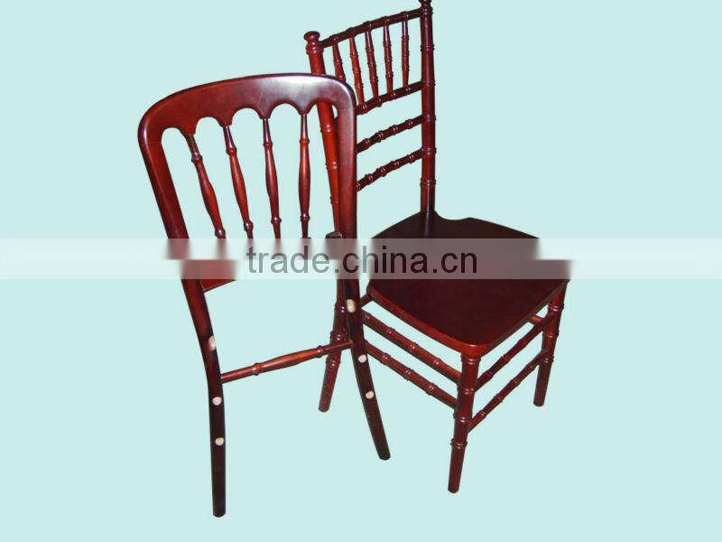 Wholesale Wooden Event Mahogany Chateau Chair