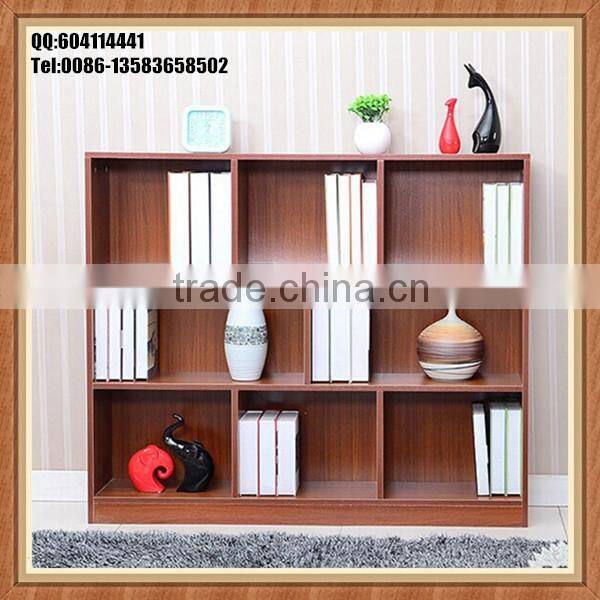 Wooden office book shelf with doors