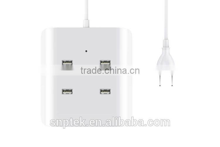 multi port usb charger 4 ports USB Charger Quick USB desktop Charger for iPhone iPad 8.4A USB travel charger for Android Samsung