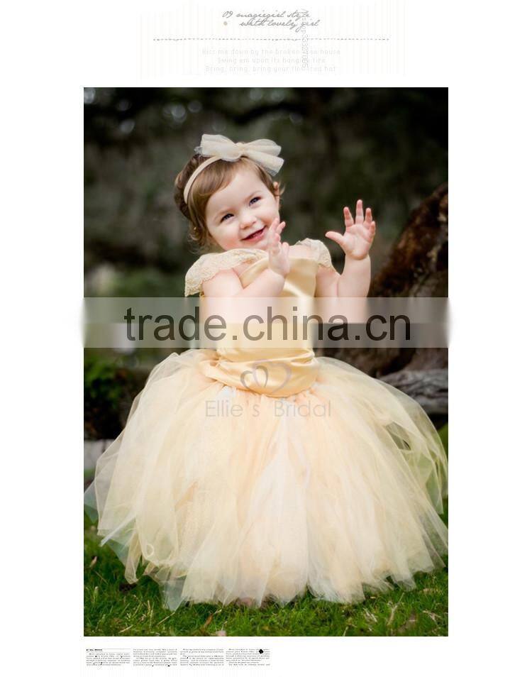 Latest Fancy Kids Princess Dress Children Model Wedding Dress Christmas Designer fashion Baby Girl