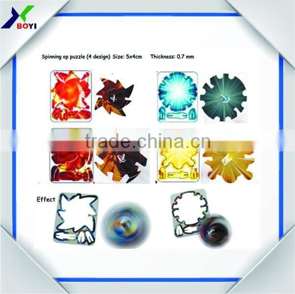 2016 Newest Eco-Friendly 3D Pp Spinning Top Puzzle
