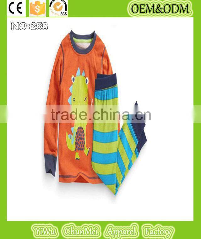 kids clothes children cotton sleepwear boys dinosaur pajamas baby girls funny pyjamas high quality