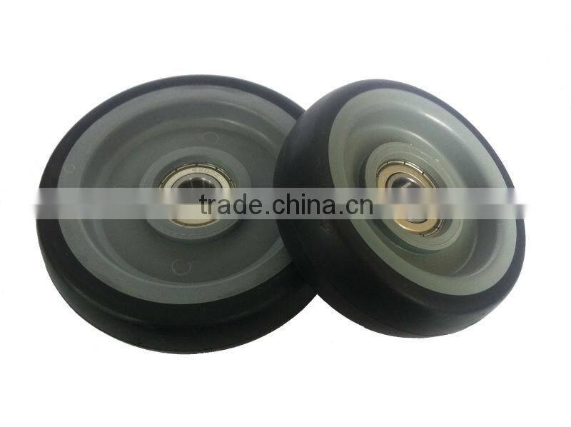 Shopping trolley wheel