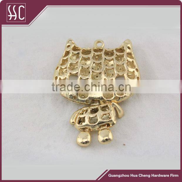 Hot Sale Metal Animal Hanging Decoration For Handbags