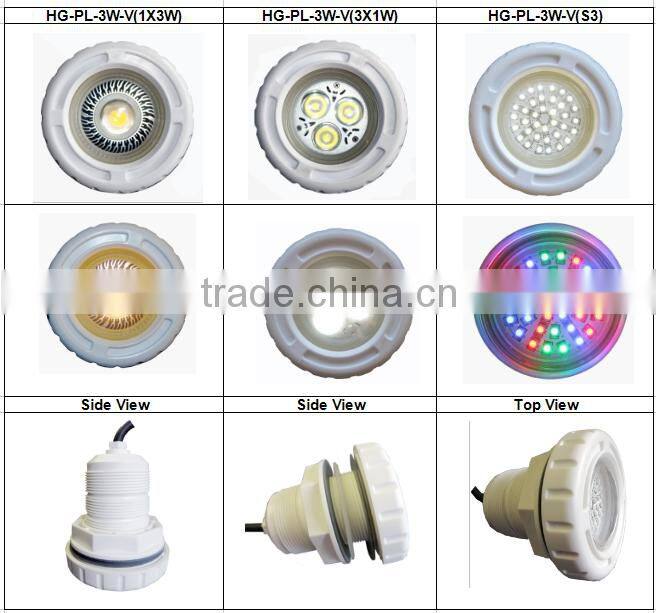 12V Small Pool LED Lights 3 W Vinyl Pool Light Swimming Pool Light