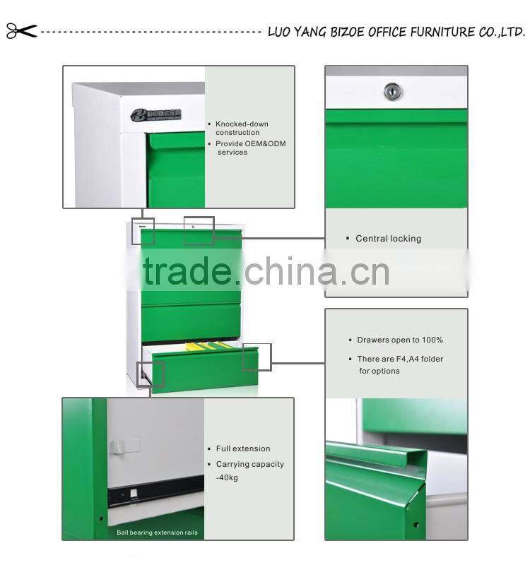 competitive price vertical 4 drawer wood filing cabinets