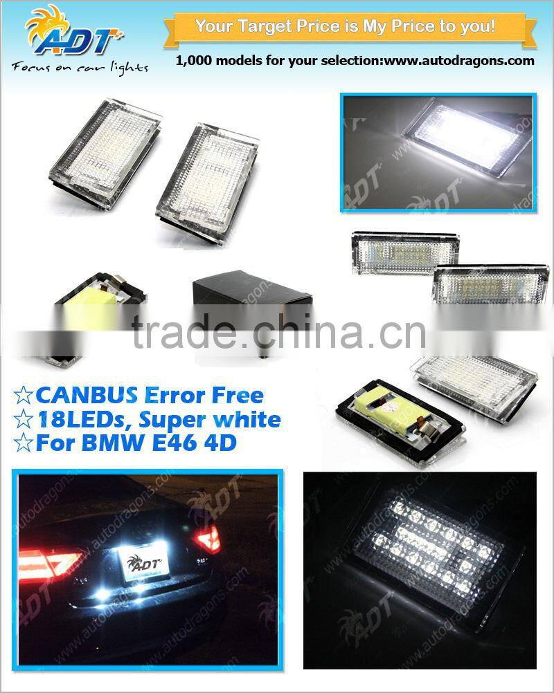 New design Emark E46 4D LED License Plate Light For E46 4d