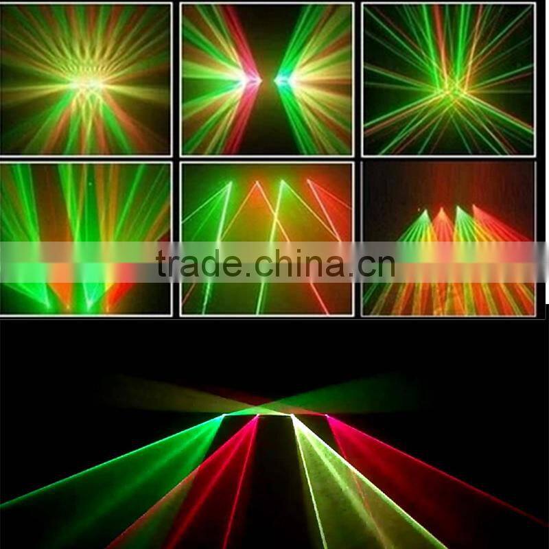 Four eyes Red & Green Christmas laser light show