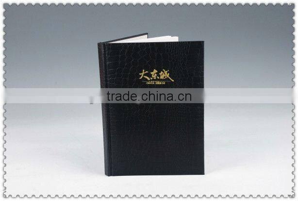 personalized black hardcover notebook