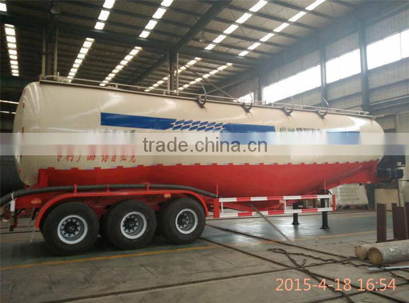 Heavy Loading Capacity 68 Cbm Cement Bulker Trailer