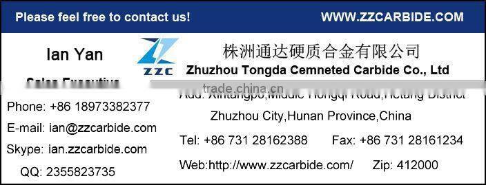 YG6/YG6X tungsten carbide sand blasting nozzle blank