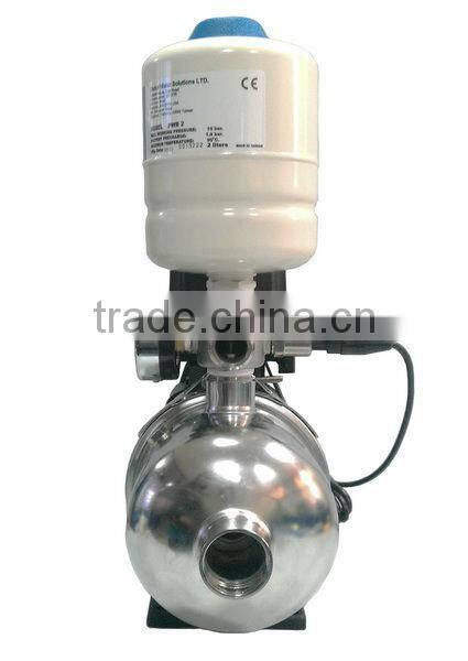 Mini-booster water pump control system