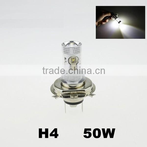 Super Bright High Power H4 Motorcycle LED fog light 6000K 50w