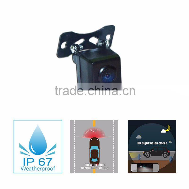 1/3" colorful night vision CMOS car back up camera with guide line and waterproof IP67 for big screen