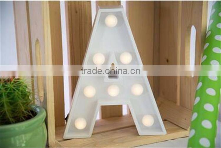 2016 new led vintage light letter,high quality led letters for wedding