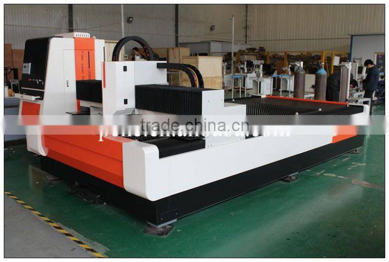 steel square pipe round tube fiber laser cutting machine with CE