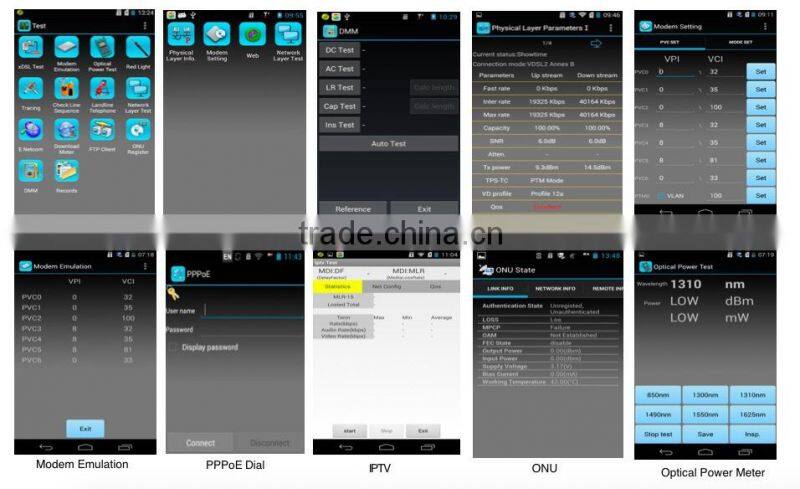 SENTER ST327 Android os telecom test PDA terminal pda vdsl tester VDSL/VDSL2 tester