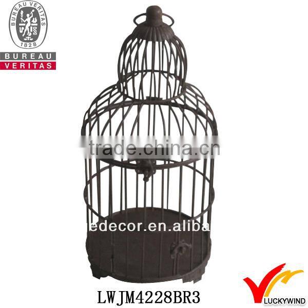 hanging container gardening antique bird cages design
