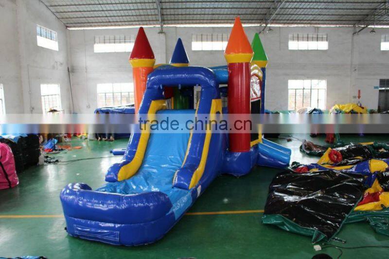 Commercial high quality castle combo inflatable combo castle for sale