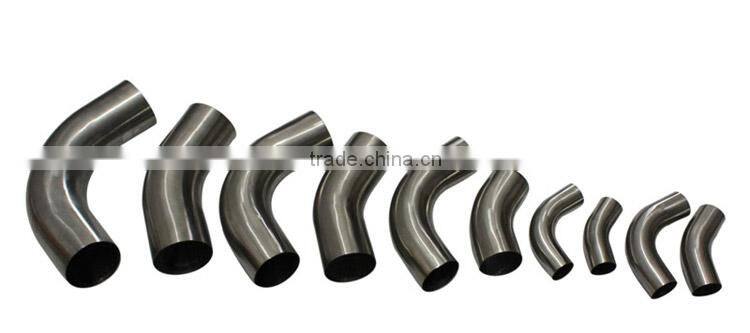 Stainless Steel 45 Degree POLISHED Pipe Bend Tube Hose 70mm 2.75`` OD Exhaust