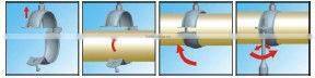 872 stainless steel pipe clamp without rubber