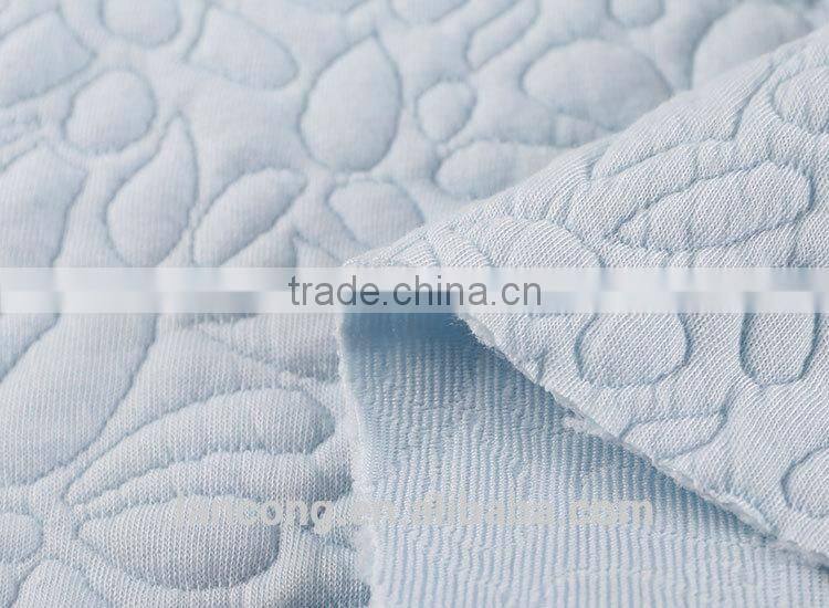 China supplier Women's Clothing Spandex Clothing jacquard velour fabric
