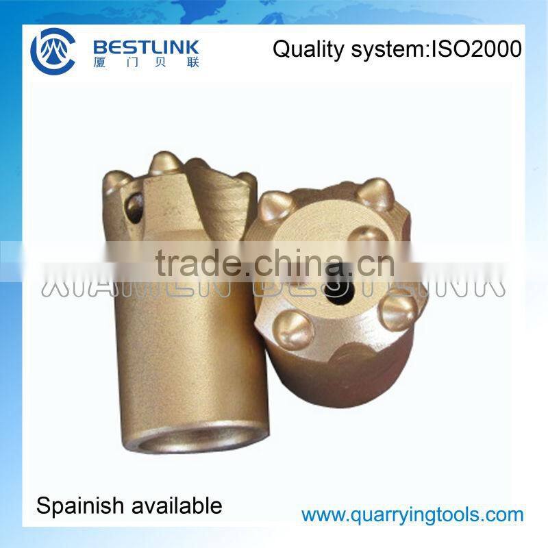 Tungsten carbide taper drill button bit angle 6-12 degree