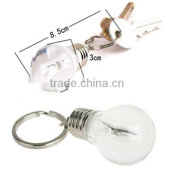 promotional led bulb keychain