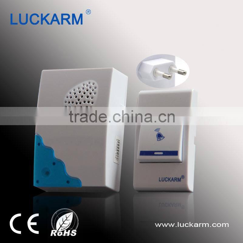 AC 220V power remote control musical wireless doorbells for the deaf D8308