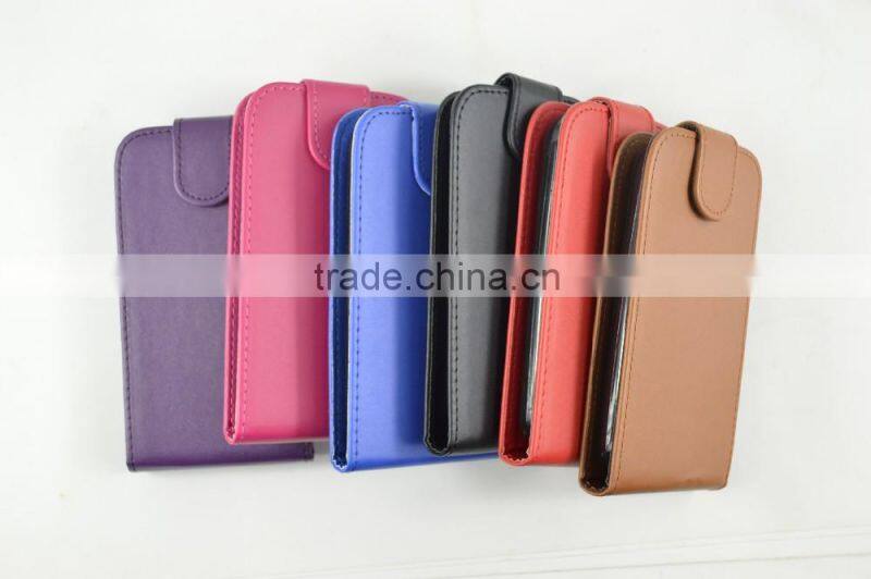 2016 Hot Sale New Style Colorful PU Leather Cases for iphone6 with Flip Cover up and down