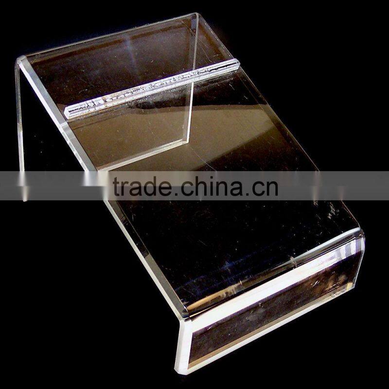 Manufacturer supplies exquisite wholesale acrylic shoe display stand single shoe display