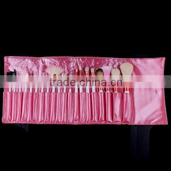 20 PCS Pink Professional Makeup Brush Sets Tools Cosmetic Brush + Pink Pouch Bag