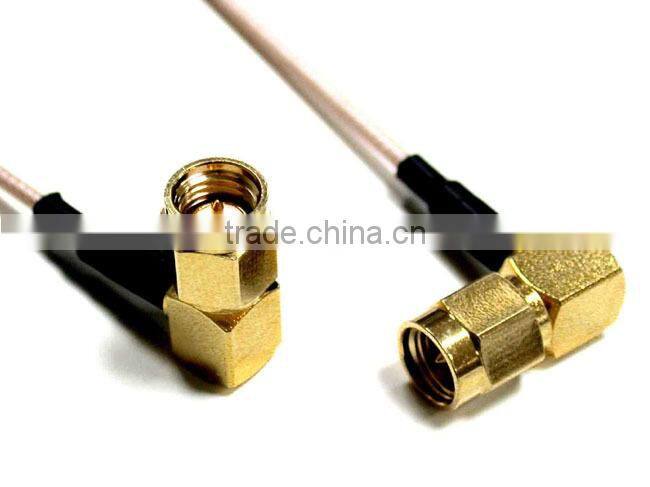 SMA RIGHT ANGLE PLUG TO SMA RIGHT ANGLE PLUG CABLE