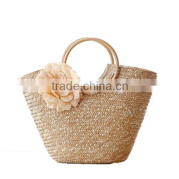 Beautiful lady summer straw handbag,lady straw handbag
