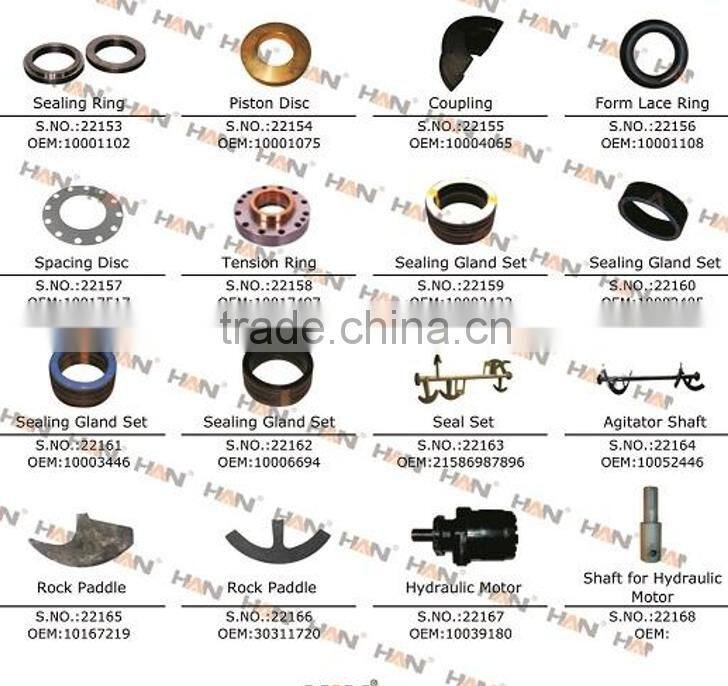 SCHWING rock paddle OEM30311720 for putzmeister concrete pump spare parts