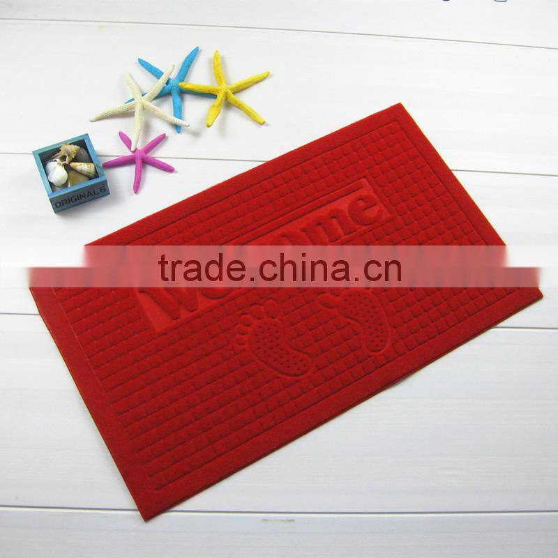 welcome series door mat anti-slip rubber mats