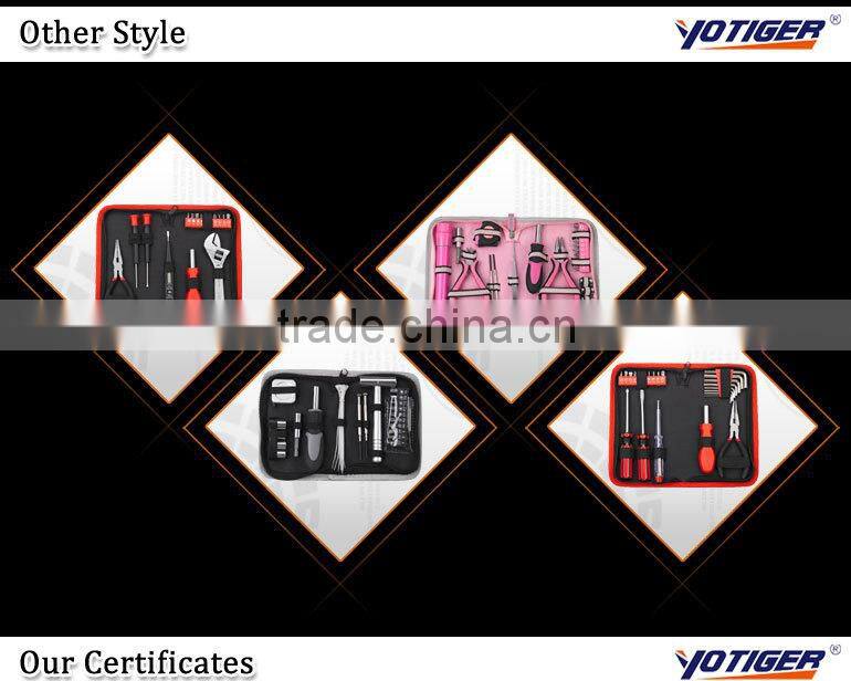 27PCS Computer repair tools 2016new model 4.5'' long nose plier tweezer hex key tool box set